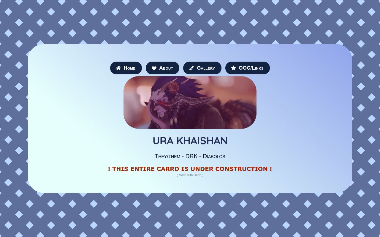 Carrd profile picture for @ura